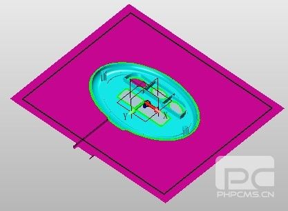 z6尊龙3D2012亮点之区域设计分型面